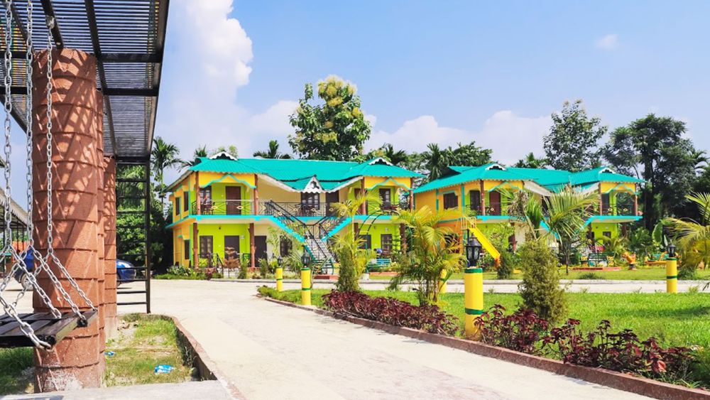 Resort Trimurti Exterior View Near Murti River Dooars - Resort Trimurti